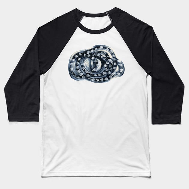 Toulouse abstract octopus (cut-out) Baseball T-Shirt by FJBourne